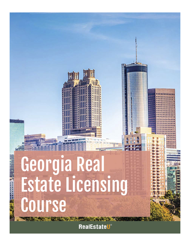 real estate licence GA online: course textbook