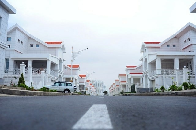 Residential road.